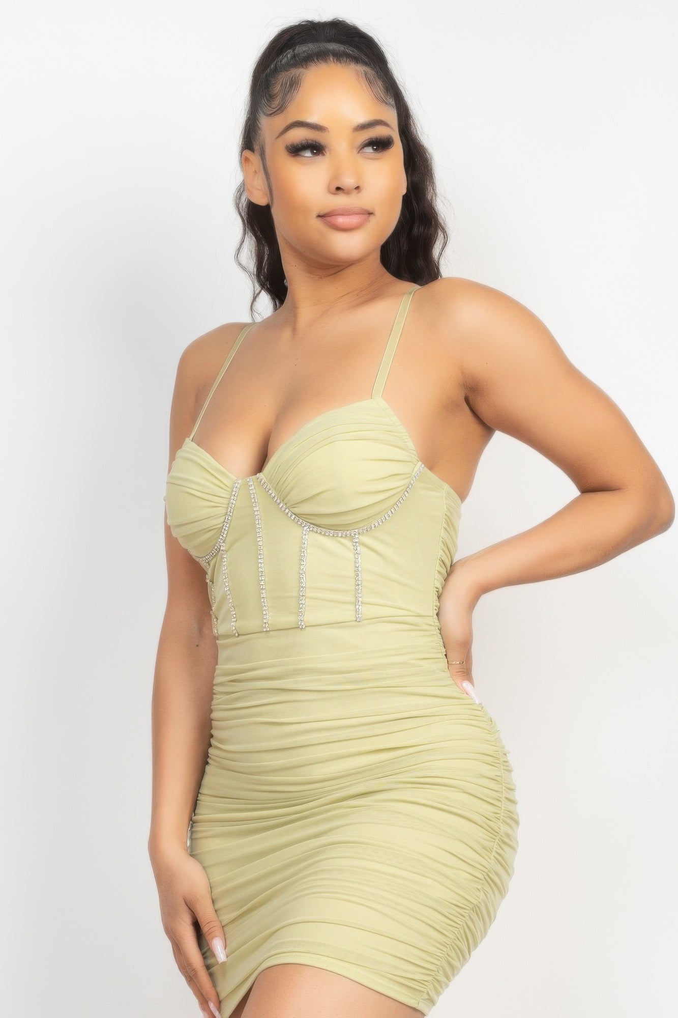 Stone Cami Shirred