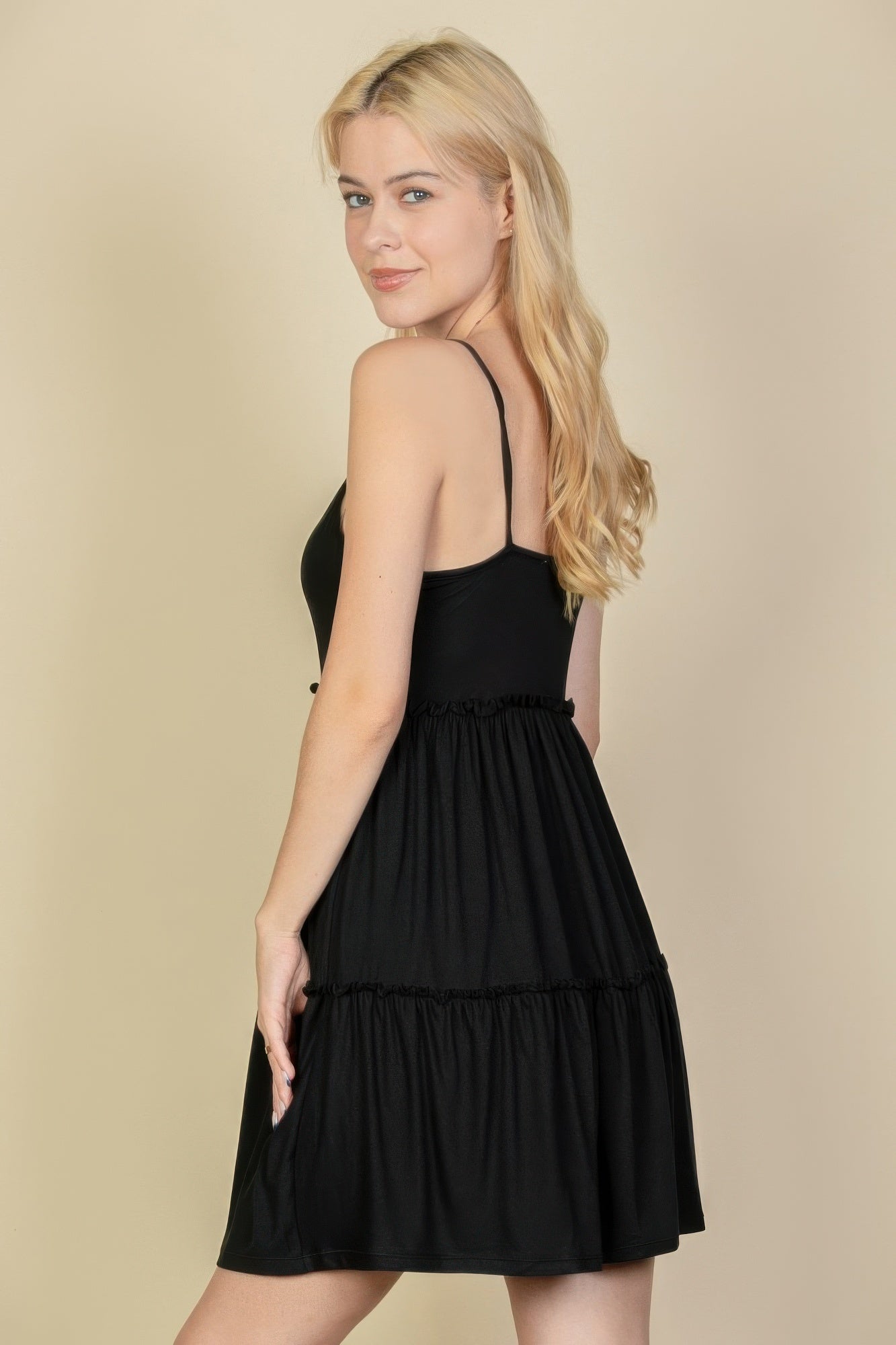 Tiered Cami Swing Dress